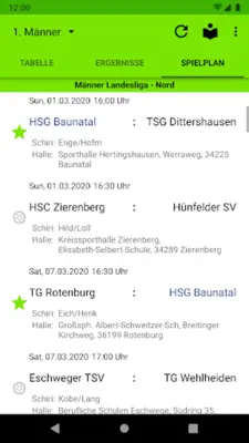 HSG Baunatal android App screenshot 2